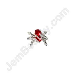  Nail Gem Spider Red Medium 