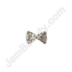  Nail Gem Bow AB Stones Basic Medium 