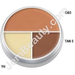  Kryolan Ultra Tri Color B Circle 