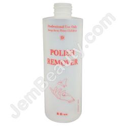  Empty Bottle Polish Remover 8 oz 