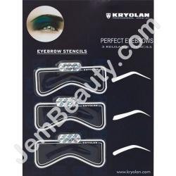  Kryolan Eyebrow Stencils 1 3 Stencils 