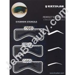  Kryolan Eyebrow Stencils 2 3 Stencils 