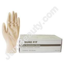  SureFit Gloves Latex MEDIUM 100/Box 