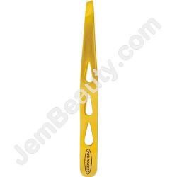  Tweezer Slanted Teardrop Gold 