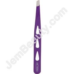  Tweezer Slanted Teardrop Purple 