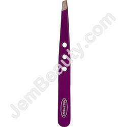  Tweezer Slanted Circles Purple 