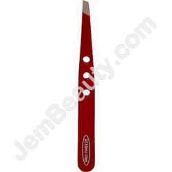  Tweezer Slanted Circles Red 