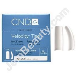  CND Velocity Tips Natural 1 50/Pack 