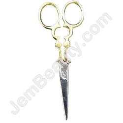  Scissors Gold Handle Large 5\" 