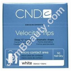  CND Velocity Tips White 1 50/Pack 