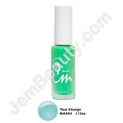  CM Nail Art Teal Charge 1/3 oz 