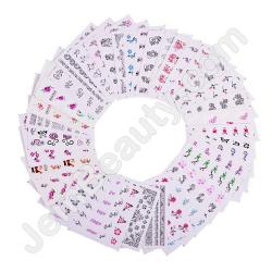  Nail Water Decals Assorted Mix 50/Pack 