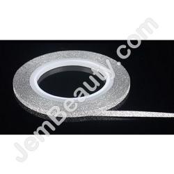  Striping Tape Silver Glitter 2 mm 