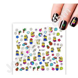  Nail Water Decal Minions 341 1 Sheet 