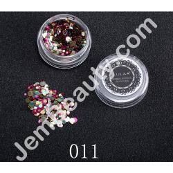  Nail Sequins Multi 11 Dark Pink 1.5 g 