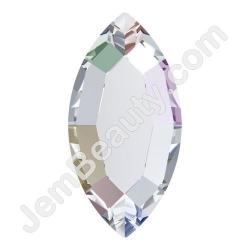  Swarovski Navette AB 10/Pack 