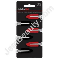  BaBylissPro No Crease Clips 6/Pack 