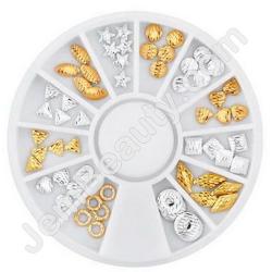  Metal Shapes Mix GLD SLV 11 Wheel 