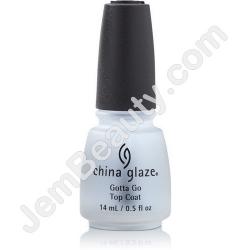  China Glaze Gotta Go! Top Coat 14 ml 