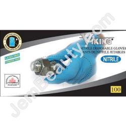  Viking Gloves Nitrile Blue M Medium 