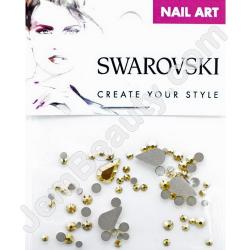  Swarovski Mixed Pear Aurum 52 pcs/Bag 