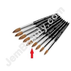  Spade 12 Acrylic Brush BLK 