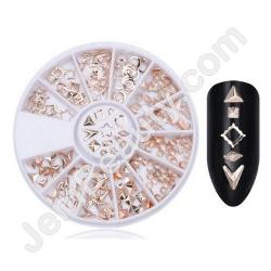  Metal Shapes Rose Gold 1 Wheel 