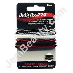  BaBylissPro Non-Slip Elastics 6/Set 