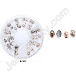  Nail Gem Amber Jelly Resin Wheel 