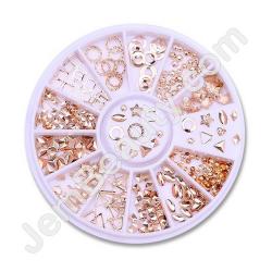  Metal Shapes Rose Gold 2 Wheel 