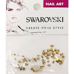  Swarovski Mixed Rhombus Aurum 50 pcs/Bag 