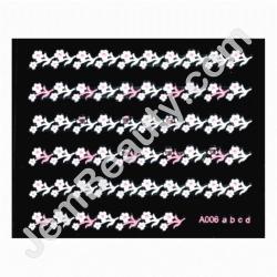  Berkeley 3D Nail Decal A006 