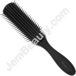  Denman 7-Row Brush Black 