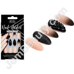  Nail Addict Blk Stud Pnk Ombre Kit 