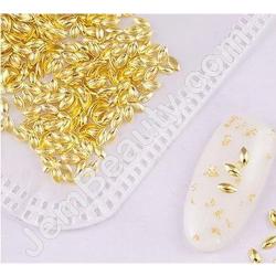  Metal Rivets Petal Gold Pack 