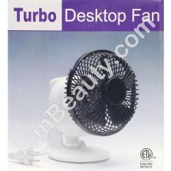  Mini Turbo Desktop Fan Black 