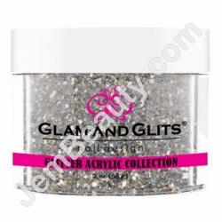  Glitter Acrylic Chrome Silver 2 oz 