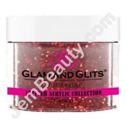  Glitter Acrylic Fire Red 2 oz 