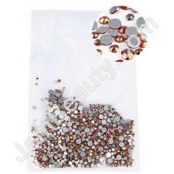  Rhinestones Multi Sz AB Rose Go 1000/Pack 