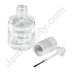  Empty Glass Bottle Cuticle Oil .5 oz 