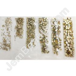  Rhinestones Multi Sz Topaz AB 1700/Pack 