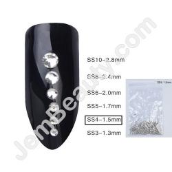  Rhinestones SS4 Silver 1440 pcs 