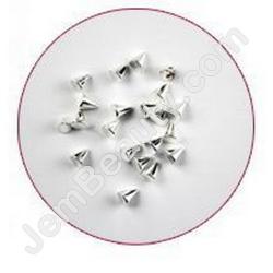  Metal Studs Spike Silver 20/Bag 