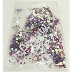  Rhinestones Multi Sz Blue Red 1440/Pack 