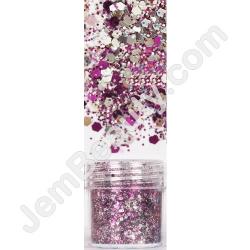  Glitter Silver & Purple 11 g 