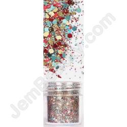  Glitter LRG Red Blue Gold 19 g 