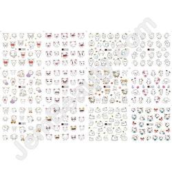  Nail Water Decals Cute Animals 12/Pack 