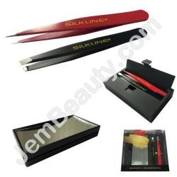  Silkline Mirror & Tweezer Set 