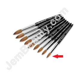  Spade 6 Acrylic Brush BLK 