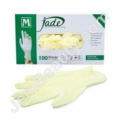  Jade Gloves Latex MEDIUM 100/Box 